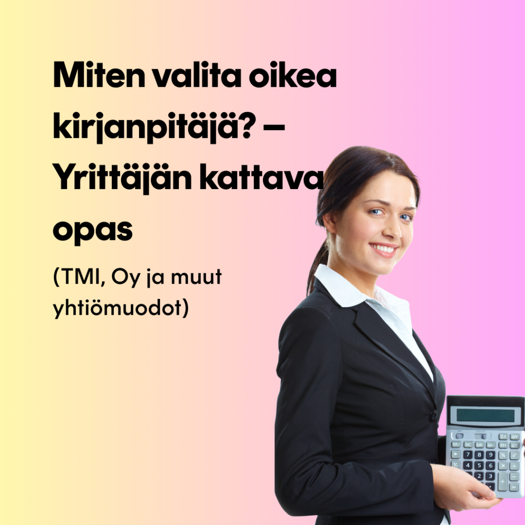 Oikean kirjanpiätjän valitseminen