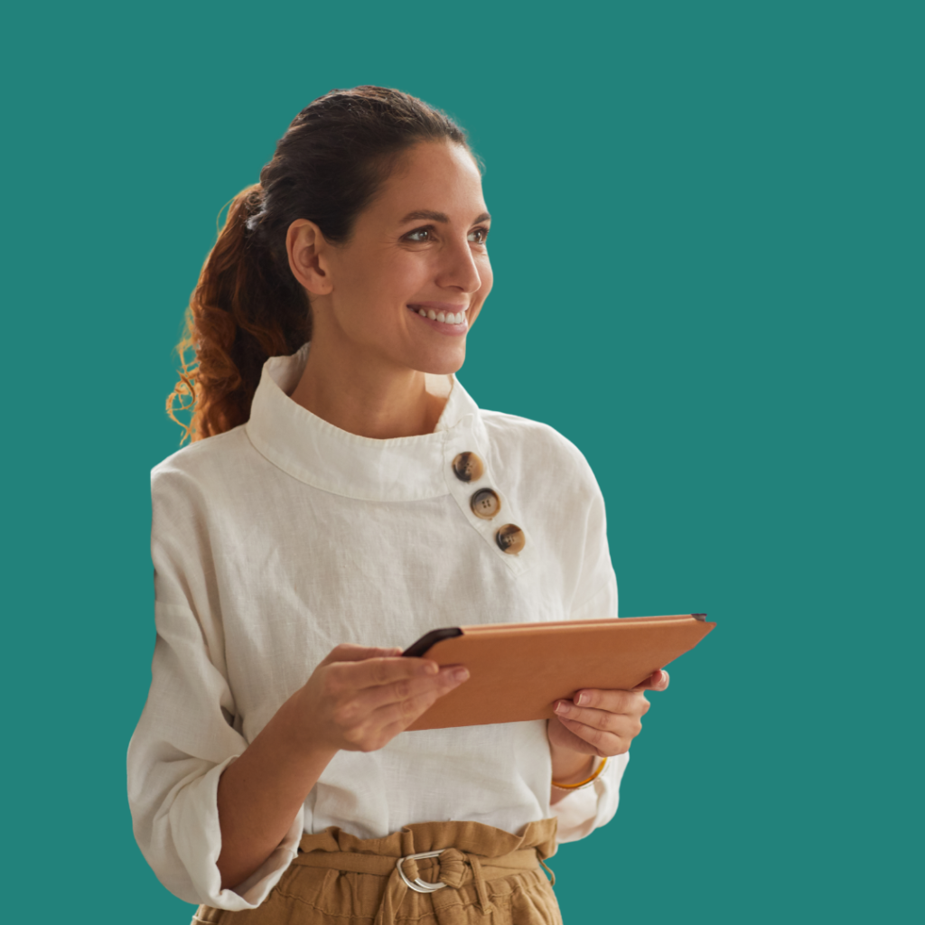 Nainen kilpailuttaa kirjanpidon