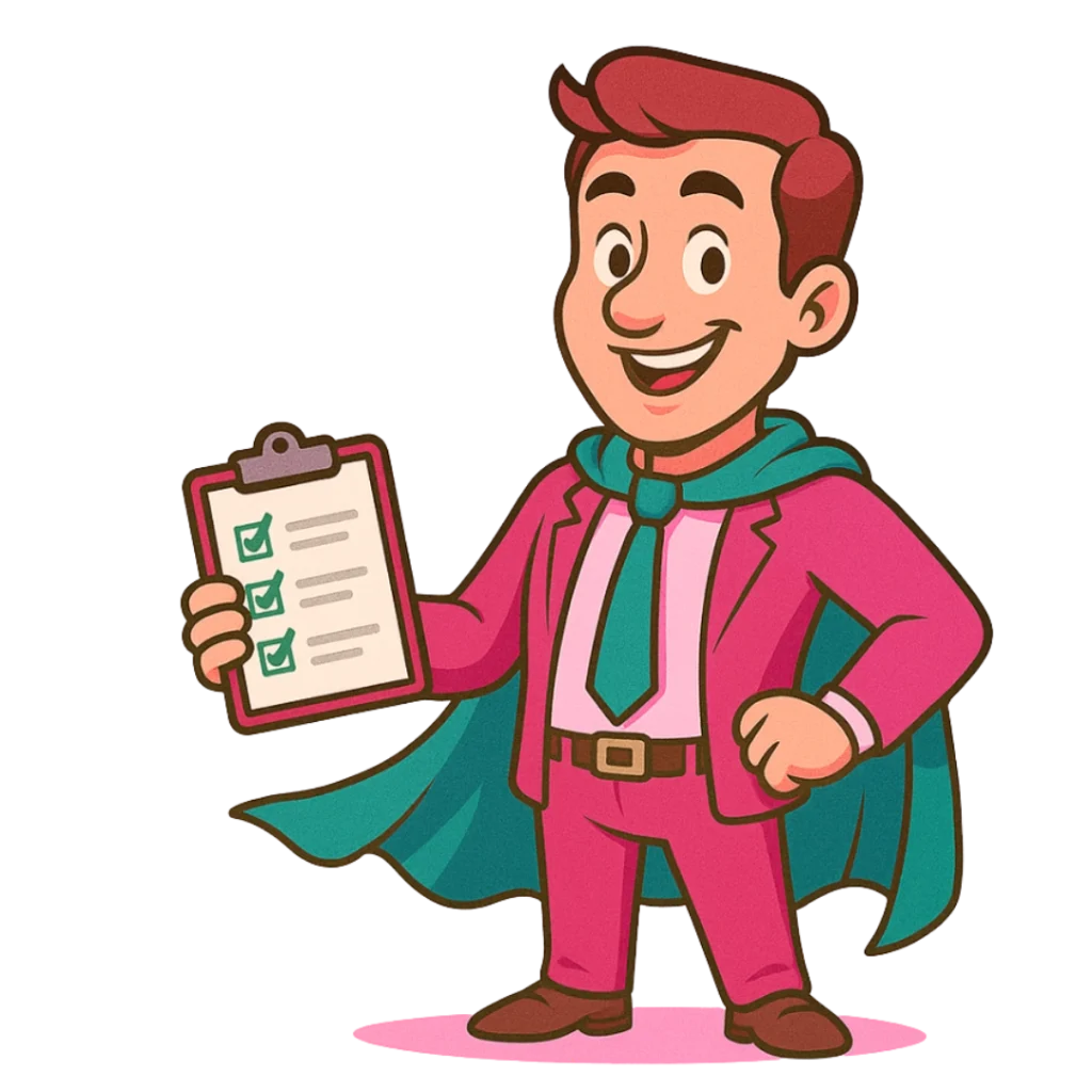 Kilpailtua kirjanpito hahmo kilpailutus tarjous kädessä