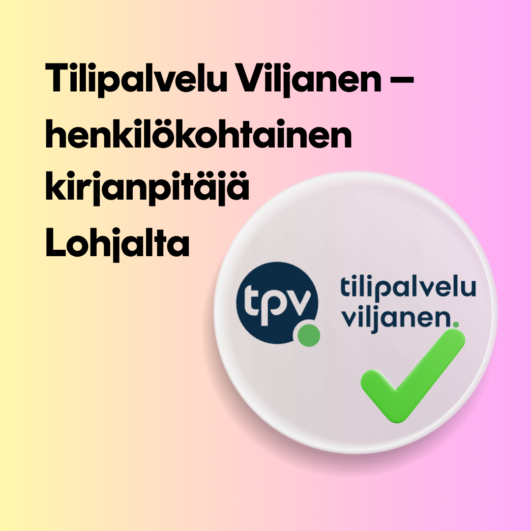 Tilipalvelu Viljanen tilitoimisto Lohjalla