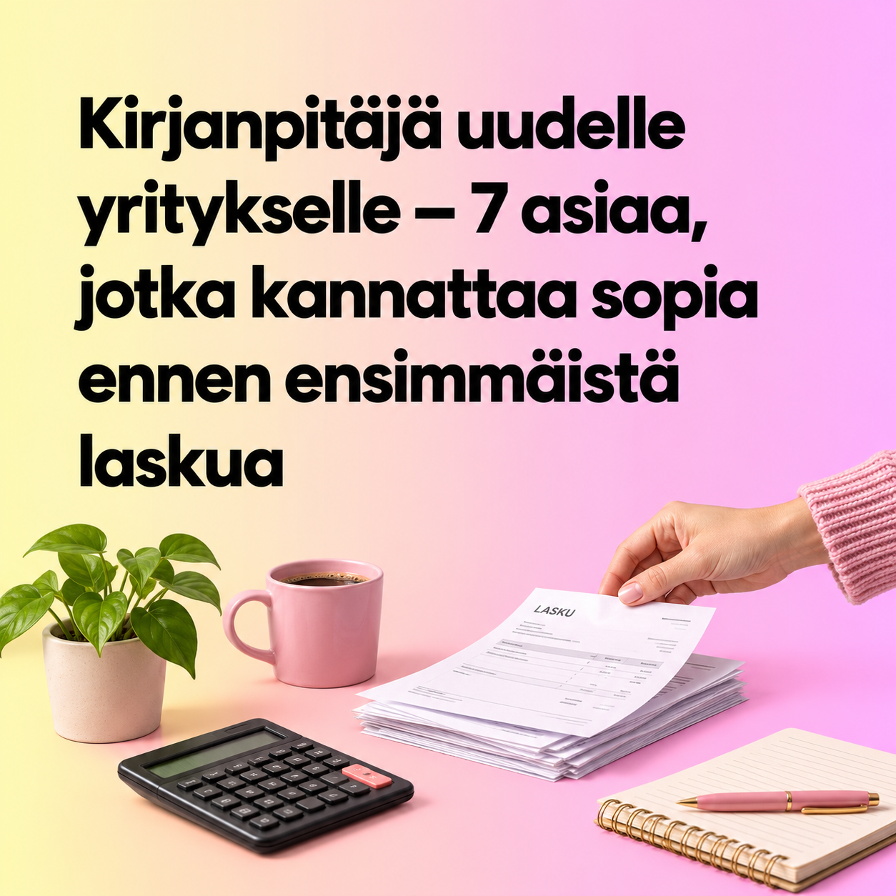 Kirjanpitäjä uudelle yritykselle